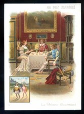 AU BON MARCHE  PARIS  trade card chromo   Le Prince Charmant 3