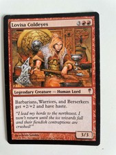 MTG COLDSNAP LOVISA COLDEYES NM MAGIC THE GATHERING RARE CREATURE RED ENGLISH