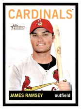 2013 Topps Heritage Minor League #89 JAMES RAMSEY Springfield Cardinals