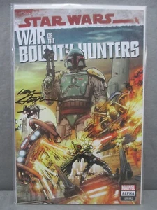 Cómic Star Wars WAR OF THE BOUNTY HUNTERS variante alfa 1 NEAL ADAMS FIRMADO - Imagen 1 de 2