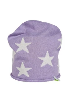 (M58) Feinstrick Mütze FREAKY HEADS Beanie leichte Wintermütze kleine Sterne - Picture 1 of 1