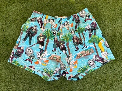 Reyn Spooner Anaheim Mighty Ducks 曲棍球夏威夷 AOP 内衣平角短裤 — 第 1/4 张图片