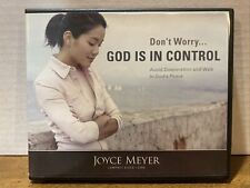 JOYCE MEYER: DON'T WORRY...GOD IS IN CONTROL 4 CD AUDIO BOOK C268! EX/NM