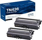 2 Pack Toner Cartridge Replacement For Brother Tn436