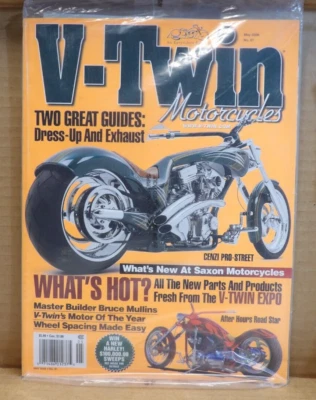 NEW SEALED V-Twin Motorcycles Magazine No, 61 May 2006 Dress-Up and Exhaust - Image 1 of 2