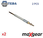 2x MAXGEAR ENGINE GLOW PLUGS 66-0125 A FOR FORD KA 1.3 TDCI 55KW