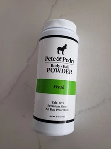 NEW Pete & Pedro FRESH Body & Balls Powder 5 oz - Picture 1 of 7