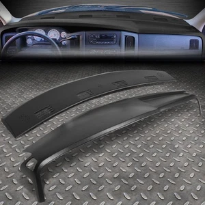 FOR 02-05 DODGE RAM TRUCK 1500 DEFROST VENT GRILLE CAP+DASHBOARD COVER OVERLAY - Picture 1 of 6