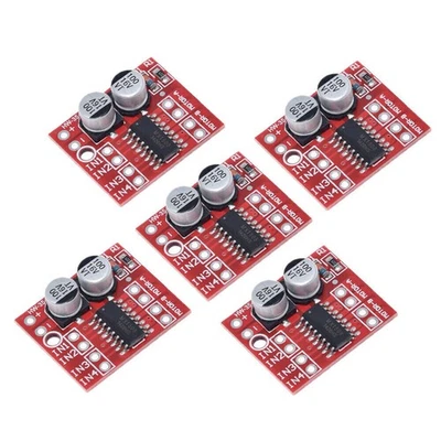 5PCS L298N 1.5A 2Way MX1508 DC PWM Speed Dual H-Bridge Stepper Motor Module - Image 1 of 4