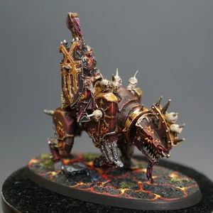 lord Of Khorne On Juggernaut Warhammer AOS army Khorne Skulltaker Games Workshop - Picture 1 of 6