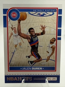 Jalen Duren #177 Detroit Pistons 2024-25 Panini Hoops Basketball - Picture 1 of 2