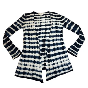 Corey Lynn Calter Batik Kimono vorne offen Größe XS hoher niedriger Saum hergestellt in den USA - Bild 1 von 10