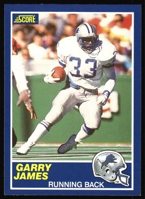 1989 Score Garry James #94 Detroit Lions - Image 1 of 2