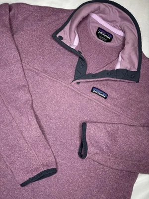 Patagonia Lightweight Better Sweater Marsupial Pullover Size Large Pink Outdoors - Image 1 of 4