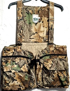 VTG 10X Realtree Advantage Camo Turkey Hunting Vest Men's 2XL Multiple Pockets - Picture 1 of 8