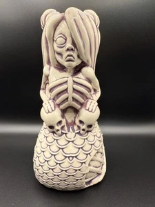 Tazza Tiki Sirena Laguna Nera Griselda Tiki Farm Candy Alta 8" Smalto Viola - Foto 1 di 5