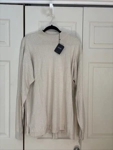 IZOD Pullover Herren XL Beige Pulli Langarm Neu mit Etikett - Bild 1 von 16