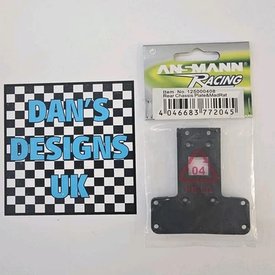 NEW Ansmann Racing Mad Rat Rear Chassis Plate 125000408 Retro Vintage RC - Image 1 of 3