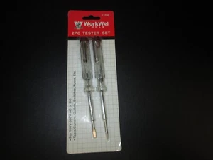 WorkWel Tools 2PC Tester Set-100V-500V AC or DC-new'old stock'sealed - Picture 1 of 3