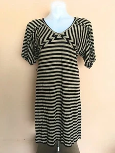 Vestido Studio M Mujer Mangas Cortas Negro/Gris Talla XS - Imagen 1 de 2