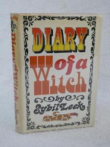 Sybil Leek  DIARY OF A WITCH  1968 HC/DJ Early Book Club Edition Prentice-Hall
