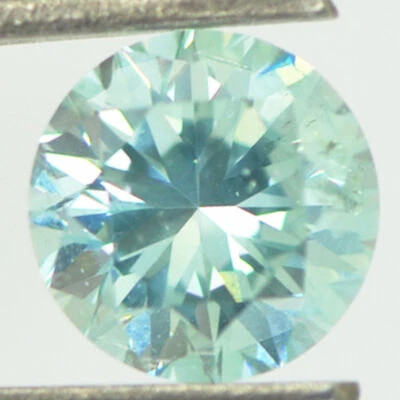 Loose Round Shape Diamond 1.85 Carat Fancy Blue Color SI1 Enhanced 7.68 MM - Image 1 of 4