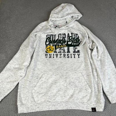 Colorado State Rams CSU Sudadera Para Hombres Grande Sudadera con Capucha Rams Pullover Suéter NCAA Foto 1 de 4