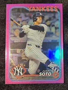 2024 Topps Chrome Baseball - Pick Your PINK REFRACTOR !! - Picture 1 of 24