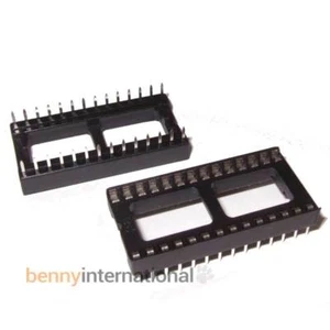 28 Pin 0.6" DIL IC SOCKET - PCB DIP Connector 2.54mm Lead Pitch - Picture 1 of 1