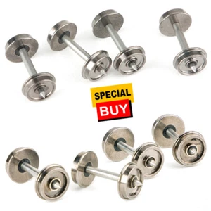 Walthers 33" & 36'' Turned Metal Wheelsets w/Metal Axles (100 Pkg each) HO Scale - Picture 1 of 3