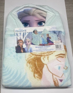 Disney Frozen II Elsa Anna Hooded Bath Pool Beach Towel 24X50 - Picture 1 of 5