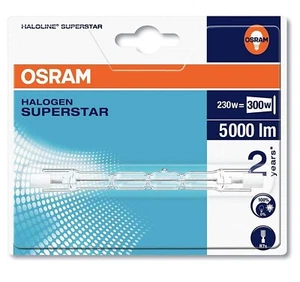 Alogena lineare 230W = 300W R7s 114mm. 64701 OSRAM 5000 LUMEN DIMMERABILE - Foto 1 di 2