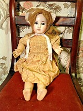 POUPEE ANCIENNE JUMEAU MEDAILLE D'OR PARIS TETE PORCELAINE JUMEAU N8 TAILLE 46CM