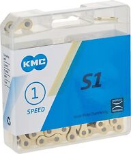 KMC Z410 Bicycle Chain (1-Speed, 1/2 x 1/8-Inch, 112L) Ti-N Gold