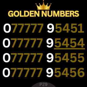 077777 VIP Golden Mobile Numbers Easy to Remember Business Number Choose Yours - Photo 1 sur 1