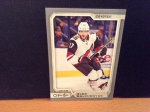 2018-19 Upper Deck Series 2 Alex Galchenyuk O-pee-chee Update Marquee Silver