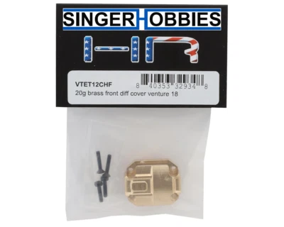 HOT RACING VTET12CHF HPI Venture18 cubierta diferencial delantera de latón (19,2 g) HH Foto 1 de 2