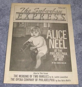 ALICE NEEL ~ SUBURBAN EXPRESS MAGAZIN ~ TITELGESCHICHTE ~ MUSEUM FÜR KUNSTMALEREI - Bild 1 von 2