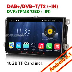 OPS Android 8.1 DAB+ 8-Kern Autoradio Für VW Passat Polo Golf Tiguan T5 Multivan - Bild 1 von 13