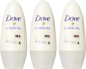 Dove Invisible Dry Roll-on Antiperspirant Deodorant-FREE SHIPPING-PACK OF 3 - Picture 1 of 3