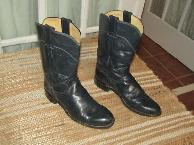 Женские ковбойские сапоги JUSTIN темно-синие кожаные размер 6 B стиль L3057 - Изображение 1 из 4