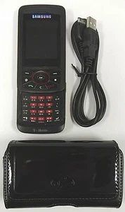Samsung Blast SGH-T729 - Black and Red ( T-Mobile ) Rare Slider Phone - Bundled - Picture 1 of 3