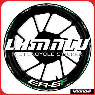 For KAWASAKI NINJA650 ER6F RIM Stickers Waterproof Wheel Reflective Decal #0506 Foto 1 de 4