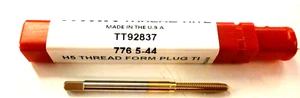 1pc) 5-44 H5 THREAD ROLL FORM PLUG TAP TIN COATED TITAN USA TT92837 TT81 - Picture 1 of 4
