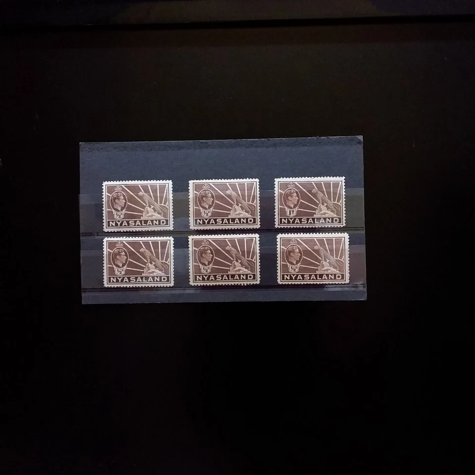 NYASALAND Selection of Fine Used Stamps G058 Free Registered Mail - Image 1 of 2