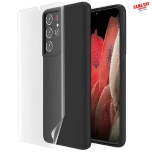 Protecteur d'écran transparent + coque TPU durable pour téléphone Samsung Galaxy S21 Ultra - Photo 1 sur 1
