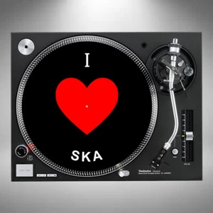 SKA Slipmats 12" DJ Turntable Punk Rock Pair or Single *Posted In Cardboard* - Picture 1 of 5