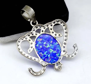 Splendido ciondolo in argento sterling 925 massiccio opale aura curativa... - Foto 1 di 7
