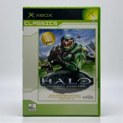 Halo: Combat Evolved [Classics] - Microsoft Xbox (PAL) - New & Factory Sealed - Image 1 of 4
