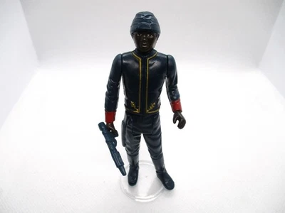 VINTAGE STAR WARS BESPIN SECURITY GUARD BLACK WITH ORIGINAL BLASTER 1. - Image 1 of 4